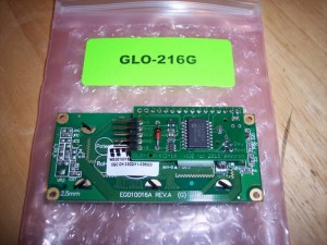 GLO216 OLED display back