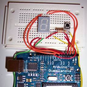 7-segment display with arduino